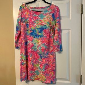 Lilly Pulitzer 3 quarter sleeves printed dress